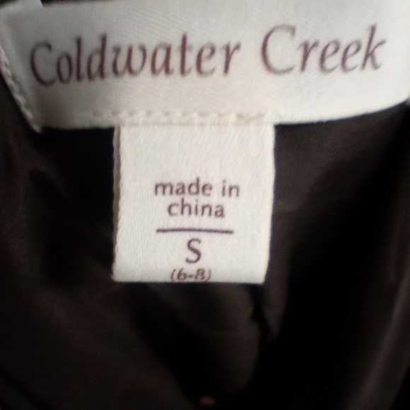 Coldwater Creek Women's Size Small Dark Rust Tweed ALine Knee Length Lined Skirt - Picture 6 of 7